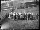 Östhammars missionsförsamling på besök hos gästgivare Mattsson i Gammelbyn, Östhammar, Uppland