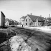 Karlsborg, Rödesund. Paul Johanssons personalbostad syns till höger i förgrunden. Fotot är taget efter år 1946. Kortet finns ej på museet utan hos Rödesund - Wanäs hembygdsförening.