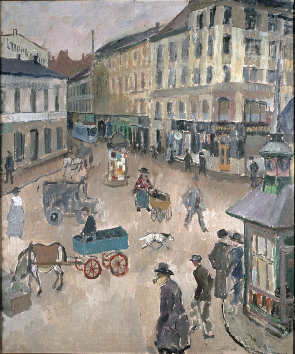 Lilletorget-Brugata [maleri]