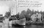 Göta Kanal, Rödesund. Båten 