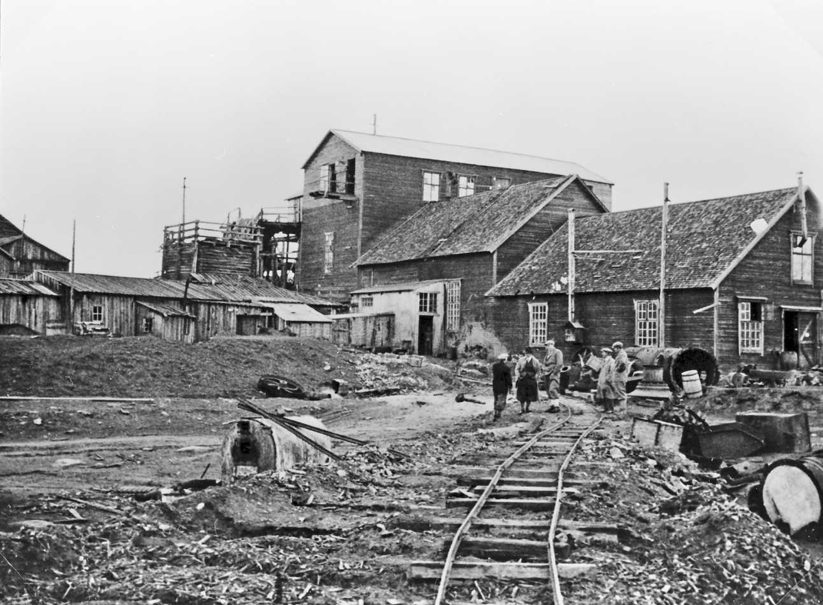 Gruvebebyggelse på Nedre Storwartz, Røros.