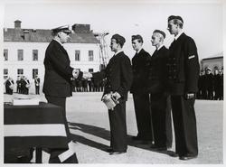 Utdelning av pokaler.