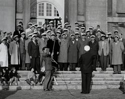 Sångkör/Rådhustrappan.