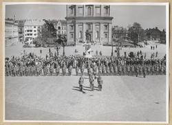 Soldater/Hemvärnssoldater på stortorget