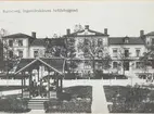 Karlsborg i början av 1900-talet.Ingeniörskårens befälsbyggnad.