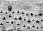 Karlsborg, Infanterivolontärskolan 1890 - 1891. Gåva till kungl. Västgöta flygflottilj av K. af Geijerstam.