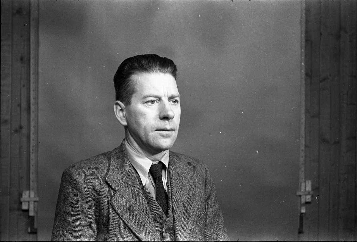 Mannsportrett, trolig Arne Kristiansen.