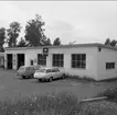 Exteriörbild av Shell i Mölltorp, 1961. Endast neg finns.