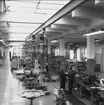 Interiörbild, Ammunitionsfabriken Karlsborg, 1961. Endast neg finns.