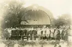 Flottans musikkår konserterar på Skansen, 1910-1925.