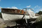 Båtvrak på land