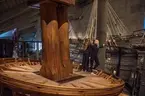 Vasamuseet, utställning Det seglande skeppet, kopia av märskorgen.