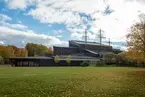 Vasamuseet exteriör och köbildning.