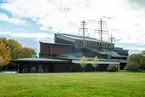 Vasamuseet exteriör och köbildning.