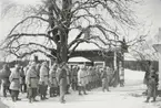 Korum - andaktsstund vid Södermanlands regemente I 10 Marie bebådelsedag 1942-03-25.