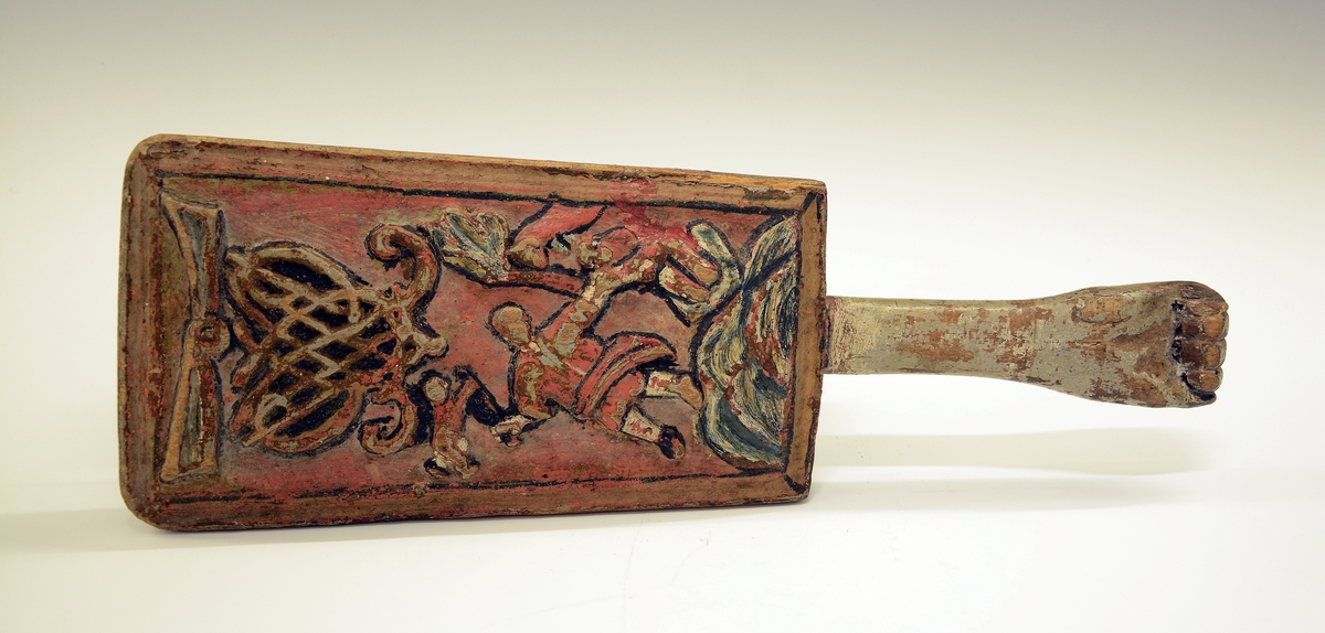 Monogram, hånd, Abrahams offer fra 1. mosebok