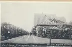 Karlsborg i början av 1900-talet. Järnvägsstation.