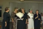 Husmodersföreningen Karlsborg, 15-års jubileum 1963. Endast neg finns.