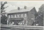 Karlsborg i början av 1900-talet. Järnvägsstationen i Mölltorp.