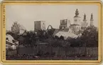 Wisby. Stadsvy , 1800-talets andra hälft, med Visby domkyrka.