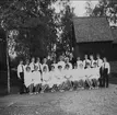 Konfirmandgrupp, Skaga kyrka, 1962. Endast neg finns.