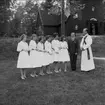 Konfirmandgrupp, Forsviks kyrka, 1959. Endast neg finns.