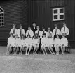 Konfirmandgrupp, Forsviks kyrka, 1/6 1968. Konfirmandlärare: Arvid Ullerback. Neg finns.