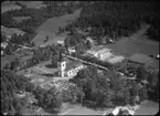 Flygfoto över Hånger kyrka i Värnamo kommun. Nr. . 1876.