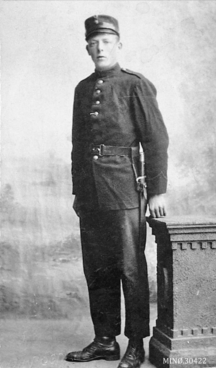 Portrett av ung soldat - Peder Nordberg