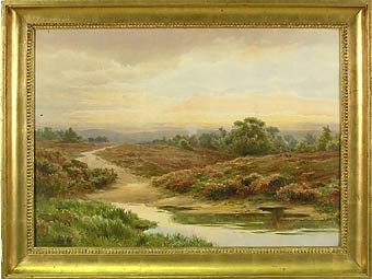 Enl. Liggaren: "Engelsk reproduktion av akvarell, landskap. Signerad: Joseph, A -- kall. Inramad i bred guldram. Storlek 81 x 62 cm."

Neg. nr: C:Å:80/1208:10