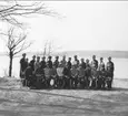 Klassfoto från Strandskolan, Karlsborg, 1965. Klass 6 A. Lärare: K Gradin. Endast neg finns.