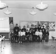 Klassfoto från Strandskolan, Karlsborg, 1965. Klass 3 C. Lärare: Odenkrantz. Endast neg finns.