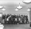 Klassfoto från Strandskolan, Karlsborg, 1965. Klass 6 C. Lärare: Bengt Sarwe. Endast neg finns.