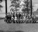 Klassfoto från Strandskolan, Karlsborg, 1964. Endast neg finns.