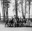 Klassfoto från Strandskolan, Karlsborg, 1968. Endast neg finns.