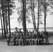 Klassfoto från Strandskolan, Karlsborg, 1968. Endast neg finns.