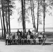 Klassfoto från Strandskolan, Karlsborg, 1968. Lärare: Kertsin Odhenkrans. Endast neg finns.