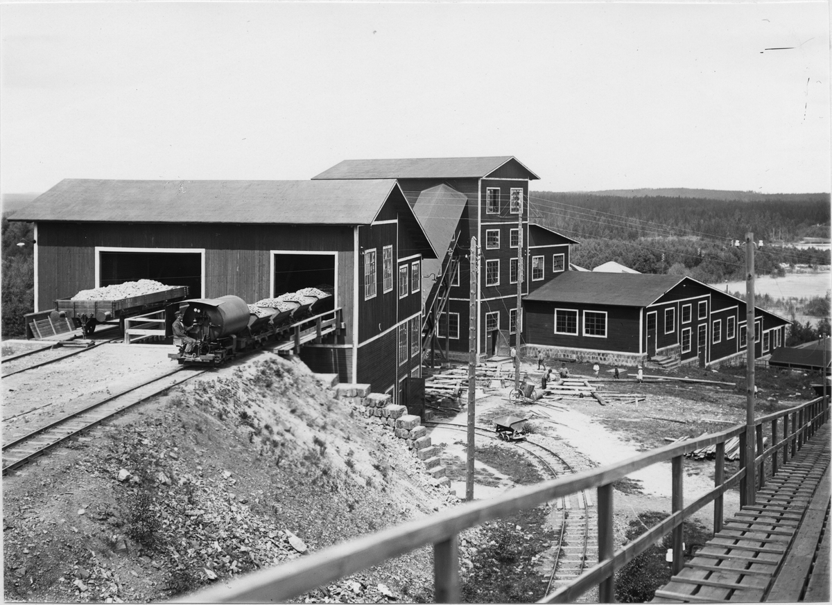 Bålsjö anrikningsverk. Järngruvan i Norberg. Anrikningsverket anlades 1914.