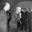 Kungabesök, Gustaf VI Adolf besöker Karlsborgs fästning år 1962. Endast neg finns.