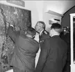 Kungabesök och muséeinvigning, Gustaf VI Adolf besöker Karlsborgs fästning år 1962. Endast neg finns.