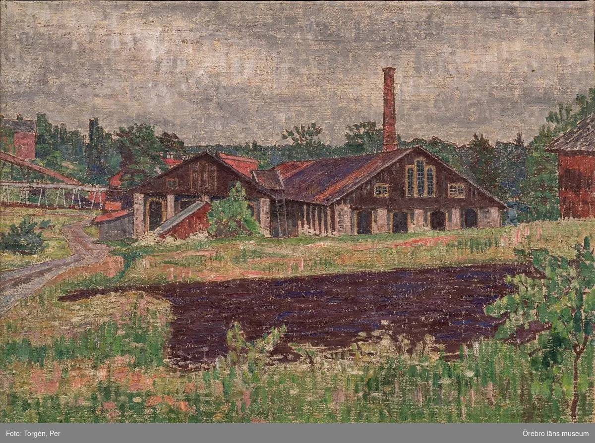 Sommardag, Skagern [OLJEMÅLNING]