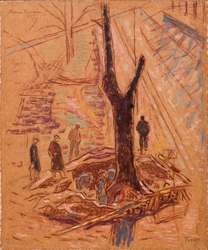 Den gamle döde aspen [OLJEMÅLNING]