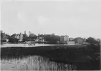 Eskilstuna 1900. Tunafors vid Eskilstunaån, sett från lasarettet.