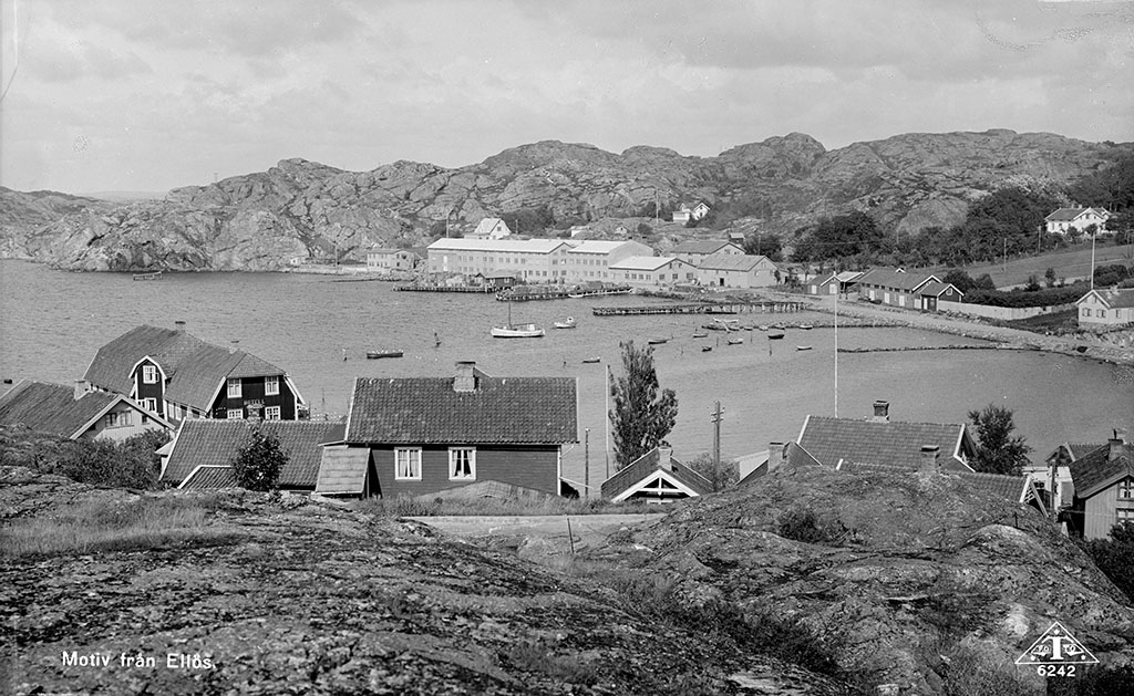 Motiv från Bohuslän ur bildsamlingen efter fotograf Carl Alfred Träff.