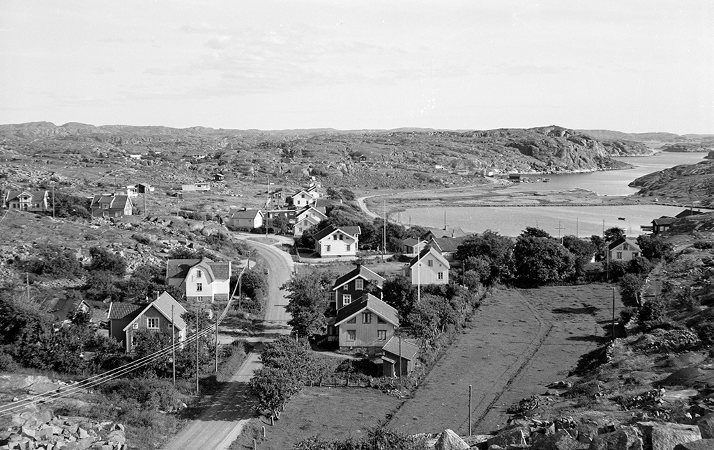 Motiv från Bohuslän ur bildsamlingen efter fotograf Carl Alfred Träff.