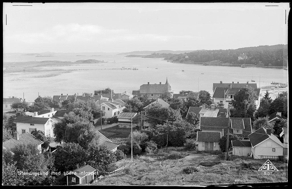 Motiv från Bohuslän ur bildsamlingen efter fotograf Carl Alfred Träff.