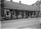 Utetagning vy 1920. CO borgs söner fabriker garn och vävnadshandel. Algatan vid nuvarande systembolaget.