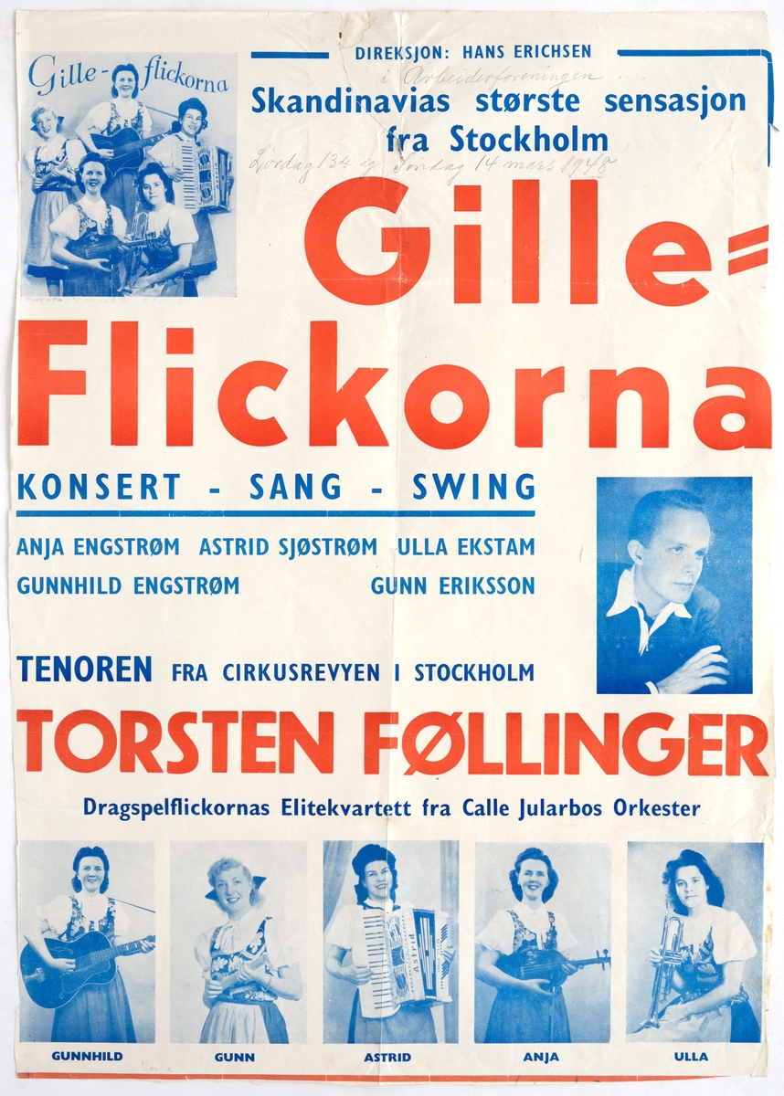 Konsertplakat.