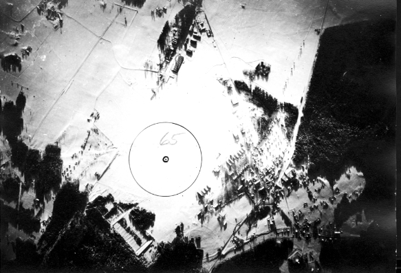 Malmslätt vinter 1942. Flygfoto (F6).