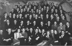 F6 Karlsborg 1948. Underbefälens julfest.